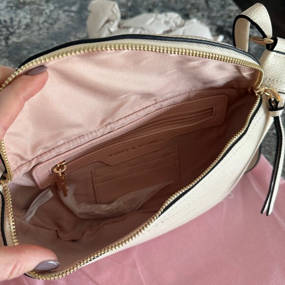 Poppy & Peonies Sidekick Cream NWT - Picture 6 of 15